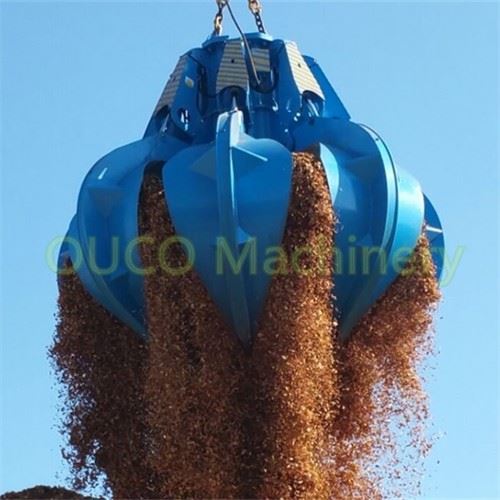 Mechanical Sand Bulk Lime Grain Rubbish Steel Scrape Handler Grab Bucket